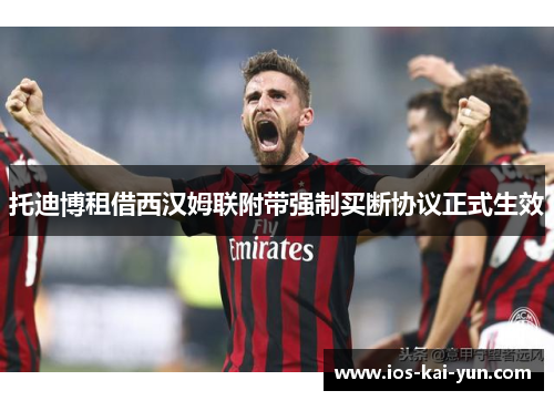 托迪博租借西汉姆联附带强制买断协议正式生效